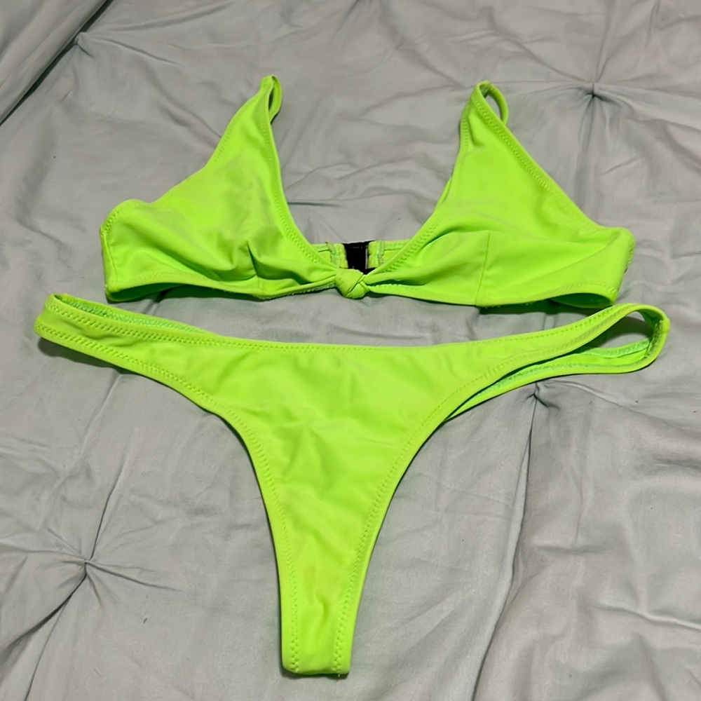 NEON GREEN BIKINI SET